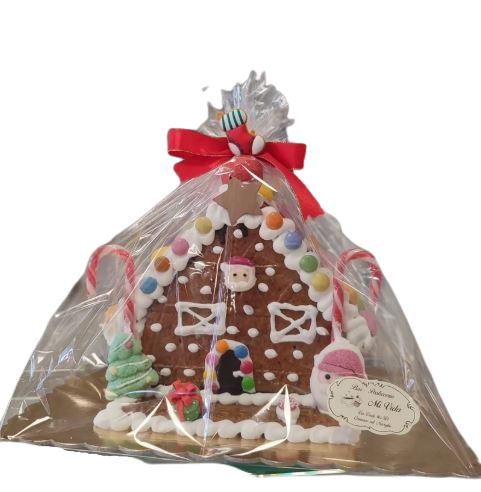 Casetta di pan di zenzero e cioccolato