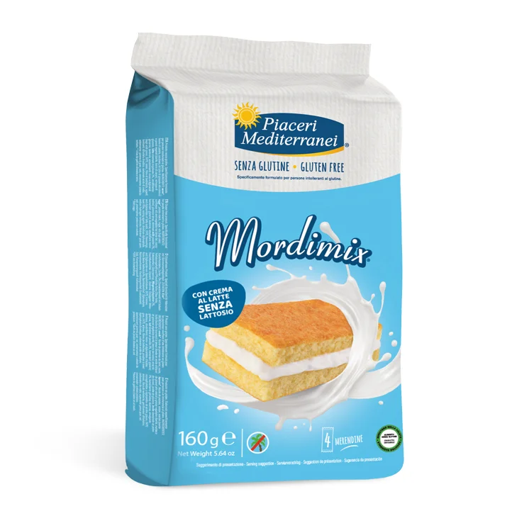 MERENDINE CON CREMA AL LATTE SENZA LATTOSIO